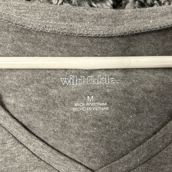 Grey cropped t-shirt - Picture 3 of 4